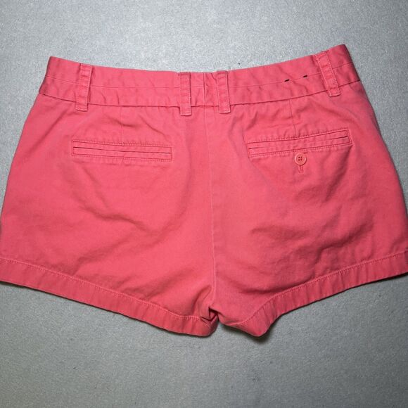 J. Crew Chino Shorts Women’s Size 6 Pink Cotton Summer Preppy - Picture 2 of 9